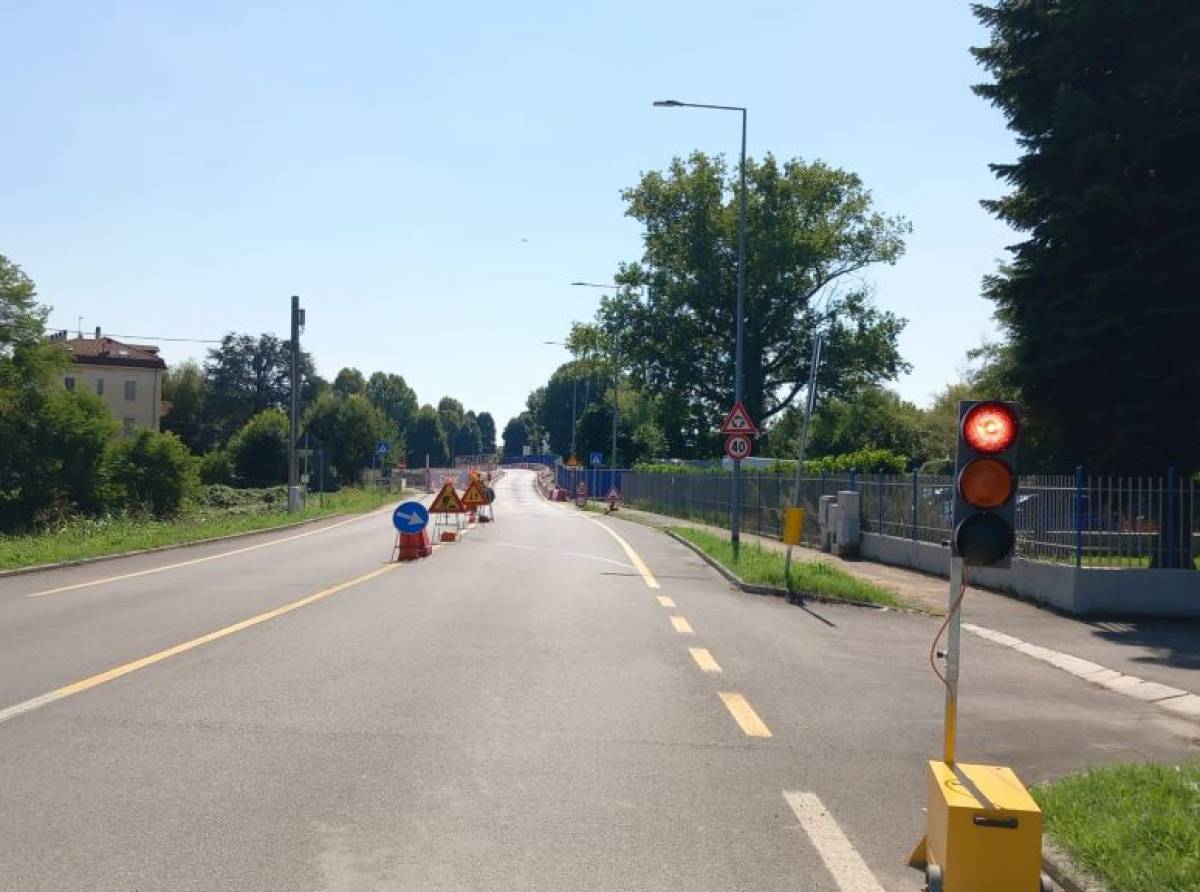 Ponte Castellamonte, nuovi disagi: senso unico alternato fino al 19 settembre.  Lavori alla rotatoria tra via Cavallo e via Stefanat